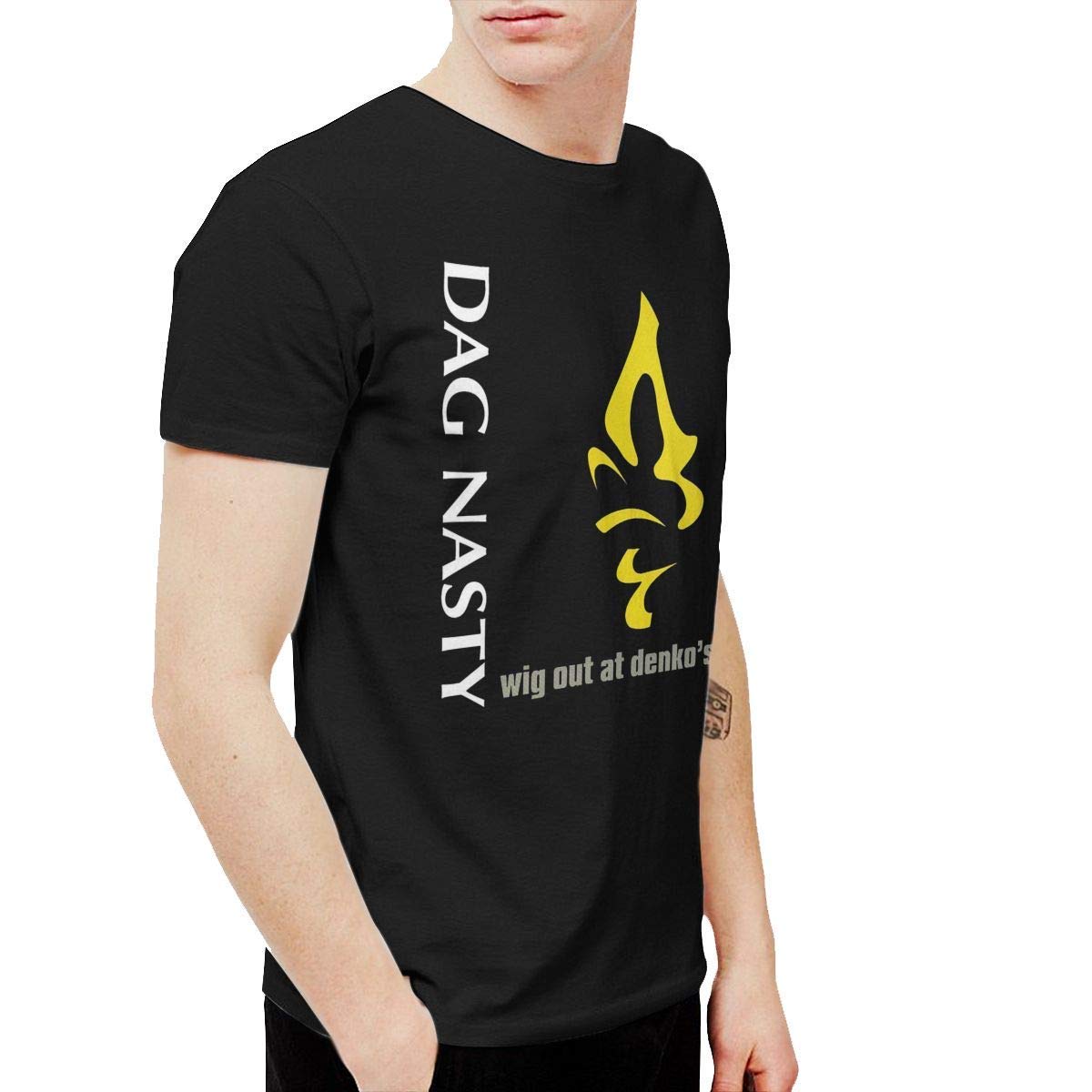 Dag Nasty Wig Out At Denko's Classic Hiking Black Tee Short Sleeve Shirts