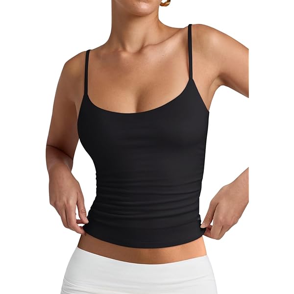 トップス S layered camisole 1 ToBeInStyle Women's Tank Top with Adjustable Spaghetti