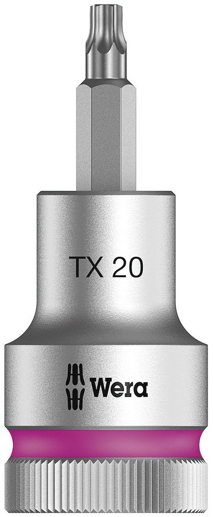 Wera 8767 C HF TORX® Zyklop holding function bit socket, 1/2" drive, TX 20x60mm, 05003830001