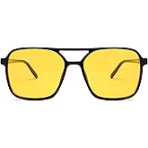 SOJOS Trendy Vintage Aviator Square Sunglasses For Womens Mens Retro 70s UV400 Women Sun Glasses SJ2327