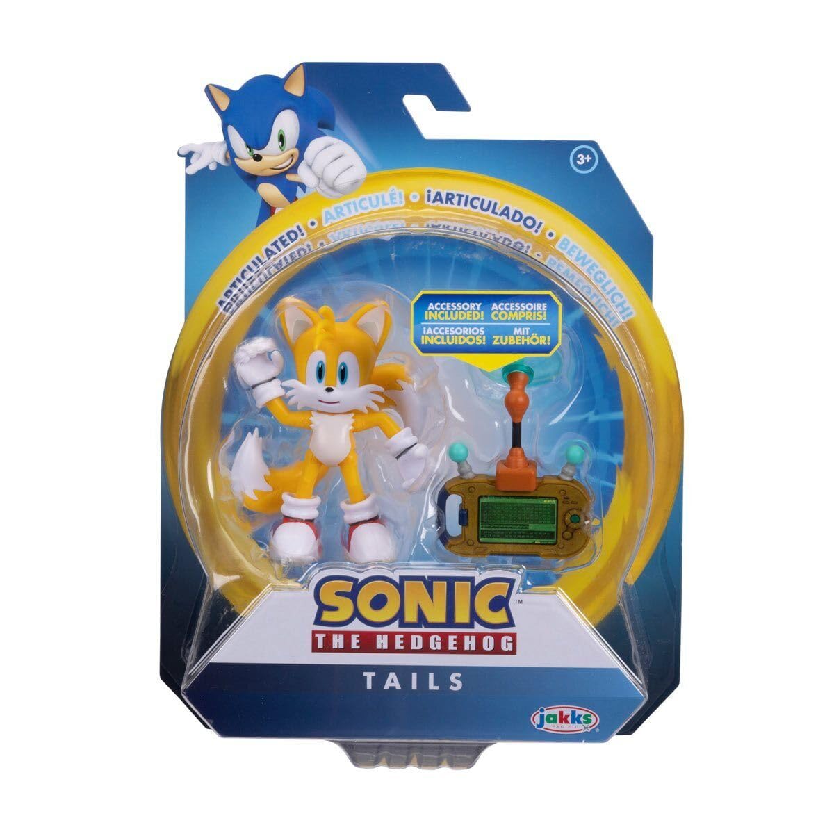 Jakks Sonic The Hedgehog 4" Articulated Action Figure Collection (Tails with Miles Electric)