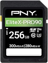 PNY 256GB X-PRO UHS-II SD Card Class 10 V90 U3 300MB/s 280MB/s