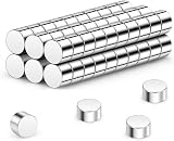Wukong N45 Tiny Magnets 3x2mm 60 Pack Small Round Magnets for Craft Models