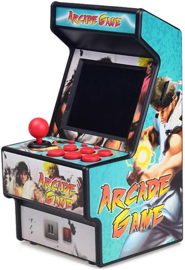 Tabanlly Retro Mini Arcade Handheld Game Console 16 Bit Game Player Built-in 156 Classic Video Game Console Portable Electronic Handheld Gaming Console for Kids Support TV Output