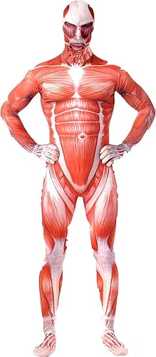 Amazon 進撃の巨人 超大型巨人 全身タイツ コスプレ アニメ キャラクター ポストカード付き コスチューム ｌ コスプレ 仮装 通販