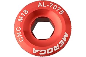 Road for Bike Crank Bolt M19 Crankset Screw and M20 Crank Arm Fixing Bolt, for CNC Aluminum Crank Cover for Hollowtech II, Mo