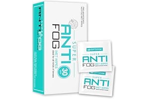 OPTIPAK Anti Fog Wipes for Glasses, Binoculars, Face Shields, Ski Masks or Swim Goggles | Pre-Moistened Cleaning Antifog Lens Wipes for Eyeglasses and Defogger for Glasses (30 Count)
