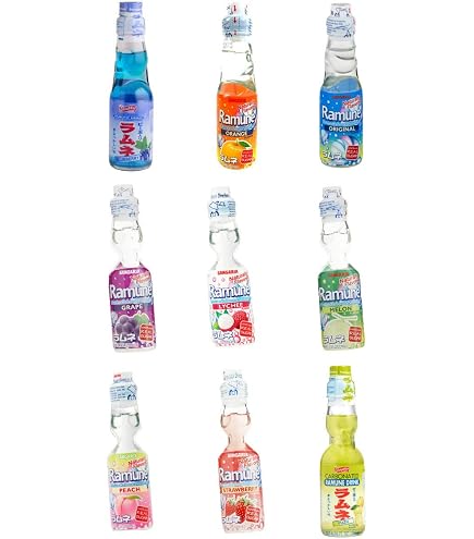 Amazon.com : Ramune Japanese Soft Drink Mix Variety 6 Flavors 6