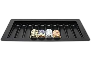 DA VINCI 10 Row 500 Chip Capacity Las Vegas Style Dealer Table Chip Tray
