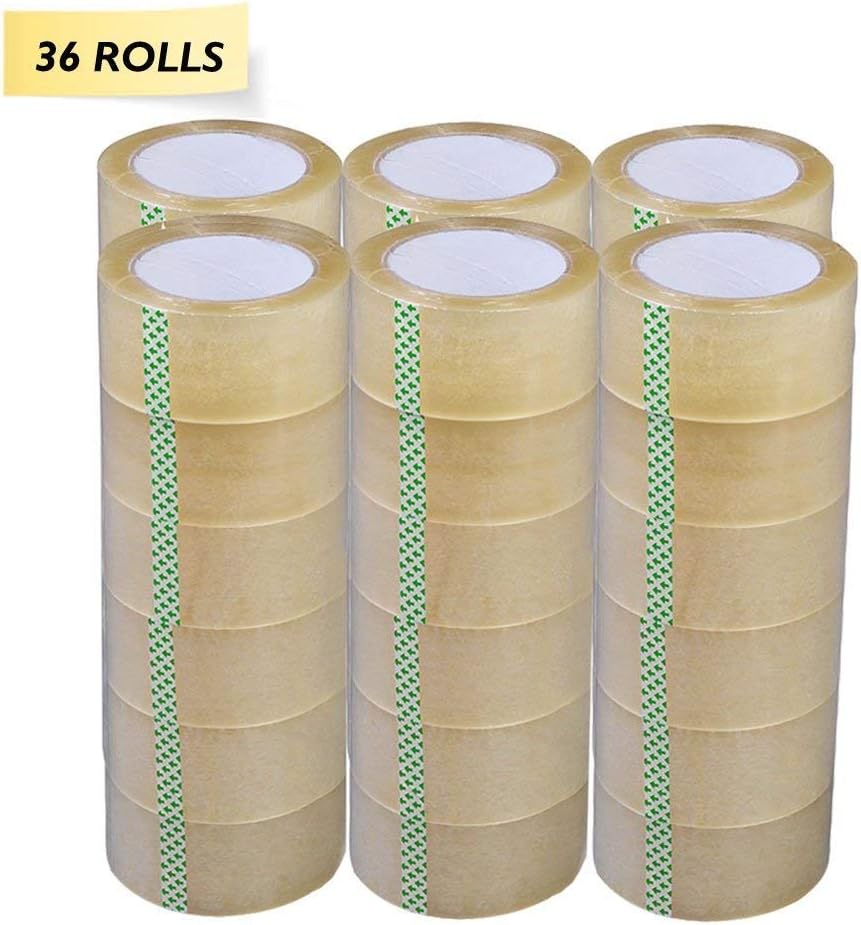 UpkgTape Clear Packaging Shipping Tape, 2Inches x 110