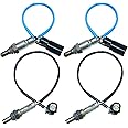 ATBIZZLE Air Fuel Ratio O2 Oxygen Sensor 234-5038 234-4490 Upstream & Downstream Fit for Ford Escape Explorer Fusion F-150 Mustang Edge Flex Taurus, Lincoln MKS MKT MKZ MKX 2011 2012 2013 2014, 4Pcs