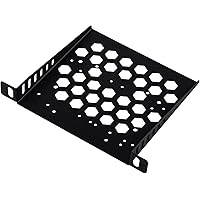 GeeekPi DeskPi RackMate TT Accessories 7 inch 0.5U Rack Shelf, 0.5U Server Rack Shelf Vented Rack Mount Cantilever Tray Only 