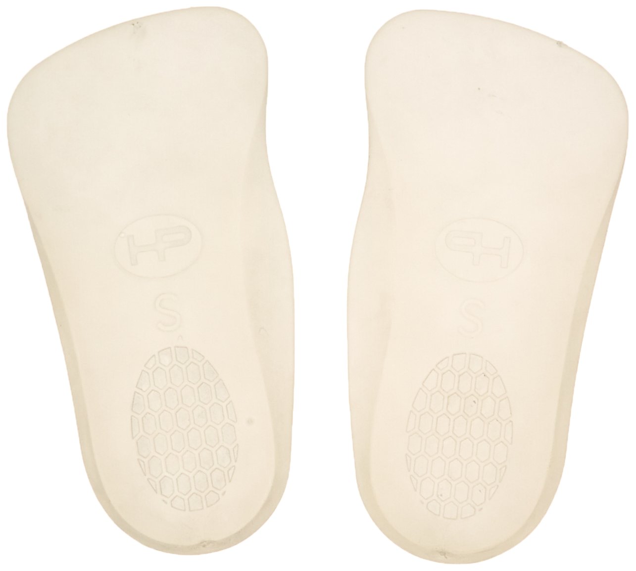 Pair of 3/4 Length TPE Gel Insoles Pressure Relief and Shock Absorption for Heel Pad, Heel Spur and Ball of Foot Pain Cushioning and Pain Relief for Sore Swollen Feet Arch Support