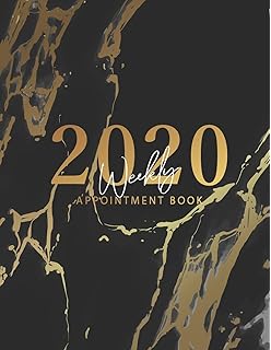 2020 Appointment Book Weekly Daily And Hourly Planner For Salons