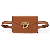 ECOSUSI Fanny Pack for Women PU Leather Belt Bag Waist Bag Fashion Waist Pack Pouch Small Purse for Party, Travel, Hiking