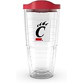 Tervis Cincinnati Bearcats - Primary Logo Made in USA Double Walled Insulated Tumbler Travel Cup Keeps Drinks Cold & Hot, 24oz, Classic