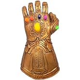 Latex Hand Glove with Light Up LED Gift for Halloween and Cosplay Gold