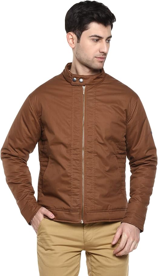 Red Chief Men's Casual Solid Jacket (Khaki) Amazon.in Clothing