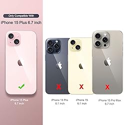 ULAK Compatible with iPhone 15 Plus Wallet Case for