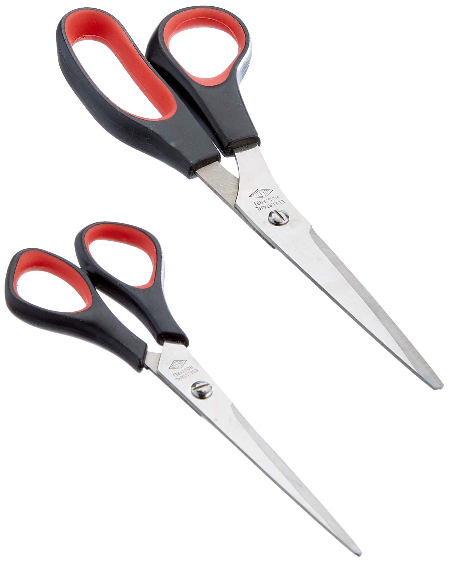 WEDO Left Handed Scissors Set 16.0 cm / 21.0 cm Universal Left Handed Scissors Stainless Steel