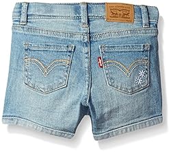 Levi's Girls' Denim Shorty Shorts