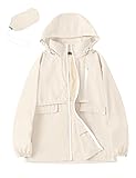 Avoogue Windbreaker Jacket Women Waterproof