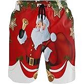 visesunny Fashion Cool Style Men's Beach Shorts Swim Trunks Quick Dry Casual Polyester Swim Shorts with Pockets S-XXL…