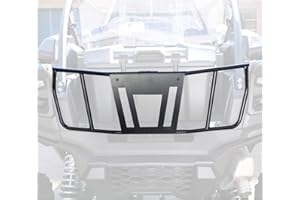 HAKA TOUGH Bed Extender Enclosure Tailgate for Kawasaki Teryx KRX 1000 2020 2021 2022 Accessories,UTV Heavy Duty Steel Cargo Bed Rack,Can Hold a 32” Spare Tire, Cargo,Black