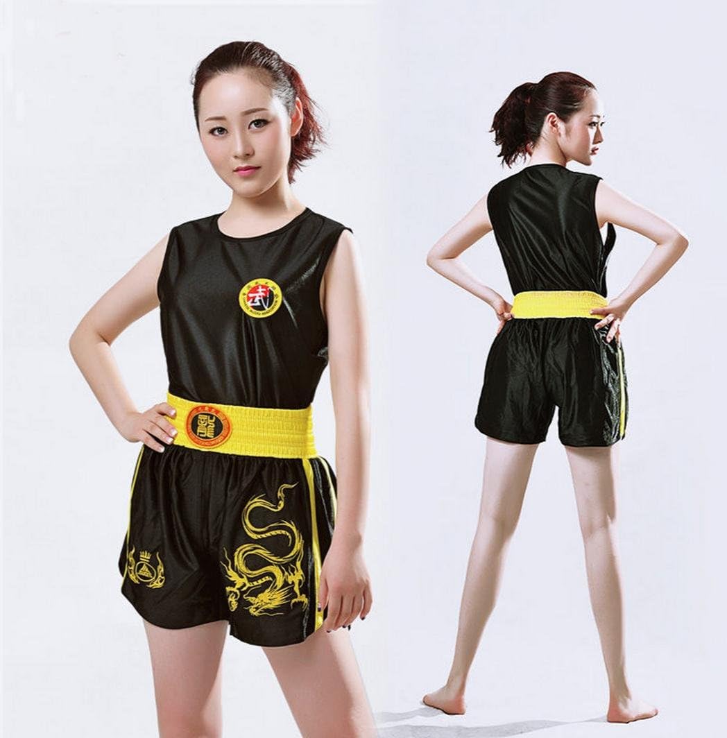 Amulet789 Dragon Kids Children/Women/Mens Boxing Shorts+Tank Tops Wushu Sanda/Muay Thai/Boxeo/MMA/Taekwondo