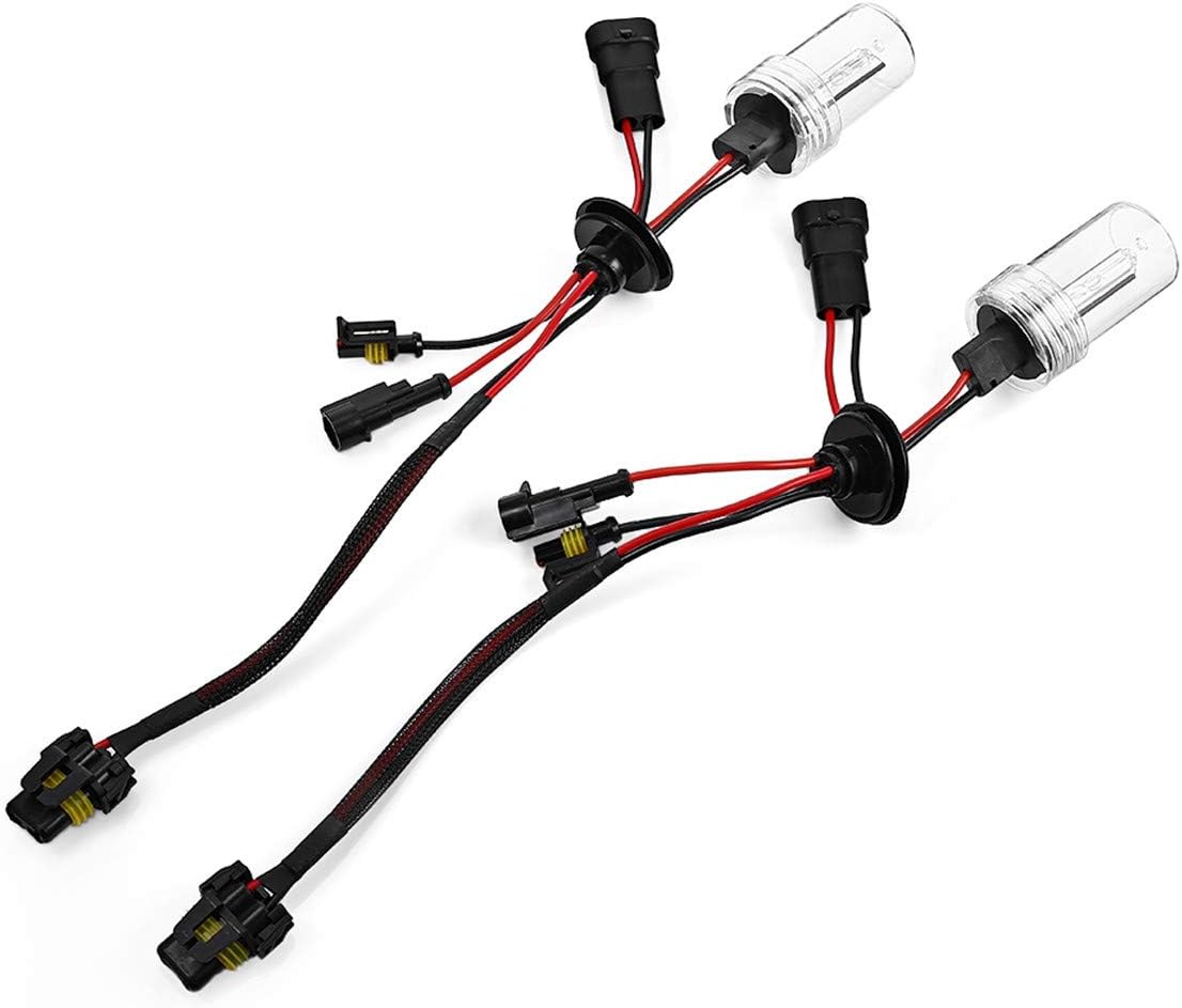 Multi-Function Lamp 2PCS 12V 9005 HB3 H10 HID Xenon Conversion Kit Headlight Bulb (Size : 6000K)