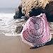 Madhu International Cotton Mandala Ombre Boho Round Handicrafts Tapestry for Wall Hanging, Tablecloth, Beach Towel, Beach Pincnic Blanket, Yoga Mat with Tassel (72 Inches, Pink)