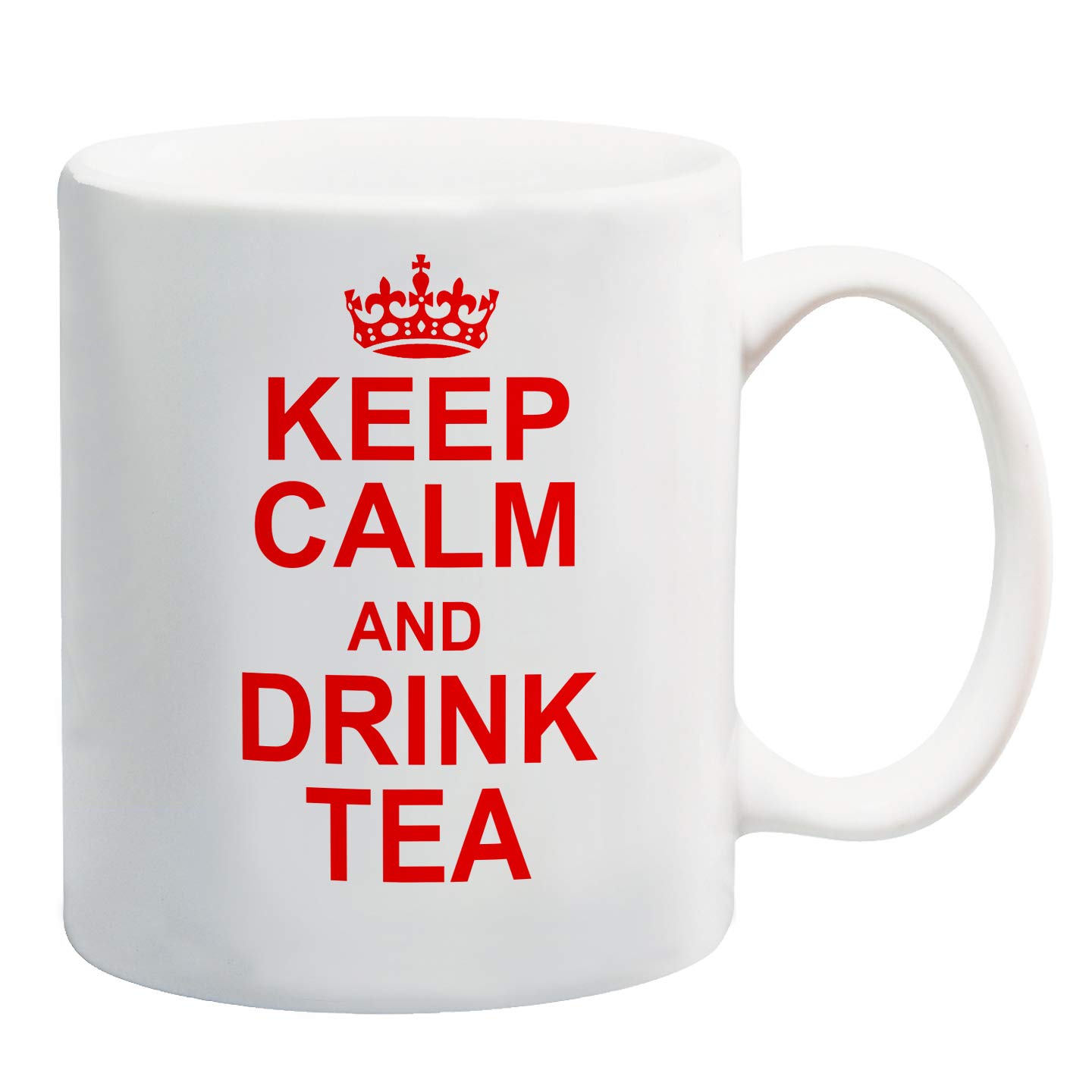 Dynamite Gifts Keep Calm and Drink Tea Red Mug Gift Present Office Break
