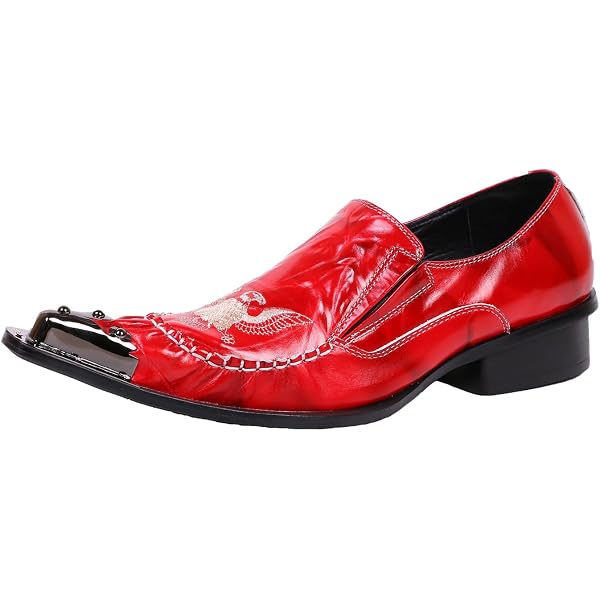 Amazon.com | Santimon Mens Loafers Slip On Dress Party  display picture 3