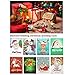 Christmas Cards 5D DIY Diamond Painting Round Drill Greeting Cards [8 Pack], Creative Christmas Card Rhinestone Embroidery Arts Craft, Merry Christmas Handmade Cards for Family, Friends, Lover