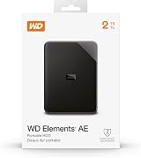 WD Elements AE 2TB Portable External Drive USB 3.2 Gen 1 USB 3.0 Black view 2