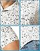 Bentibo Mens Retro White Polka Dot Printed Short Sleeve Casual Button Dress Shirt M