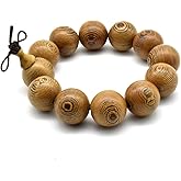 Zen Dear Unisex Natural Wenge Wood Mala Prayer Beads Necklace Bracelet Beads Meditation Buddhist Japa Rosary Mala Bead Yoga