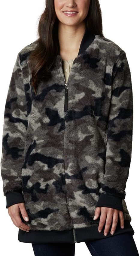 columbia camo fleece jacket women's