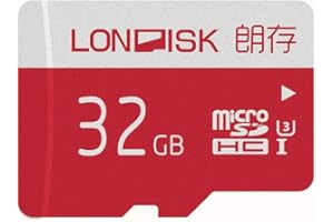 LONDISK Micro SD Card 32GB U3 Class10 Micro Memory Card SDHC Card with Adpater for Games/Phones/Cameras(U3 32GB)