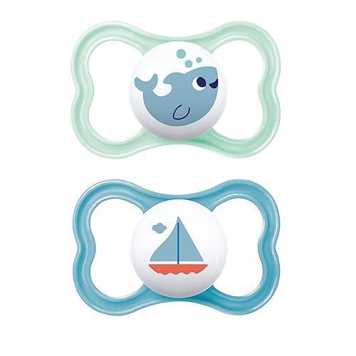 MAM Air Pacifiers (2 Pack), MAM Sensitive Skin Pacifier 6+ Months