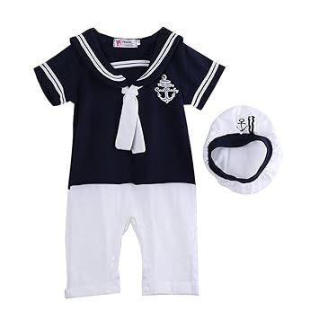 baby boy white romper suit