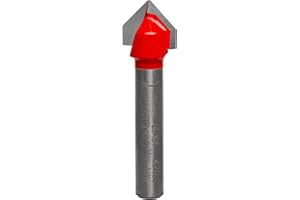 Freud 20-104 1/2-Inch Diameter 90-Degree V-Grooving Router Bit with 1/4-Inch Shank, Multi