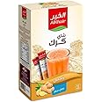 Alkhair Emoji karak tea with Ginger No Sugar, Chai Tea Latte, 12 Sachets x 15g (180gm), Instant Tea | Tea With Ginger, Chai Tea Health Tea
