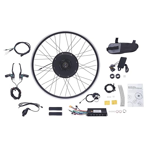 Gbonklong Electric Bicycle Motor Kit, 700C 48V 1000W Rear Wheel