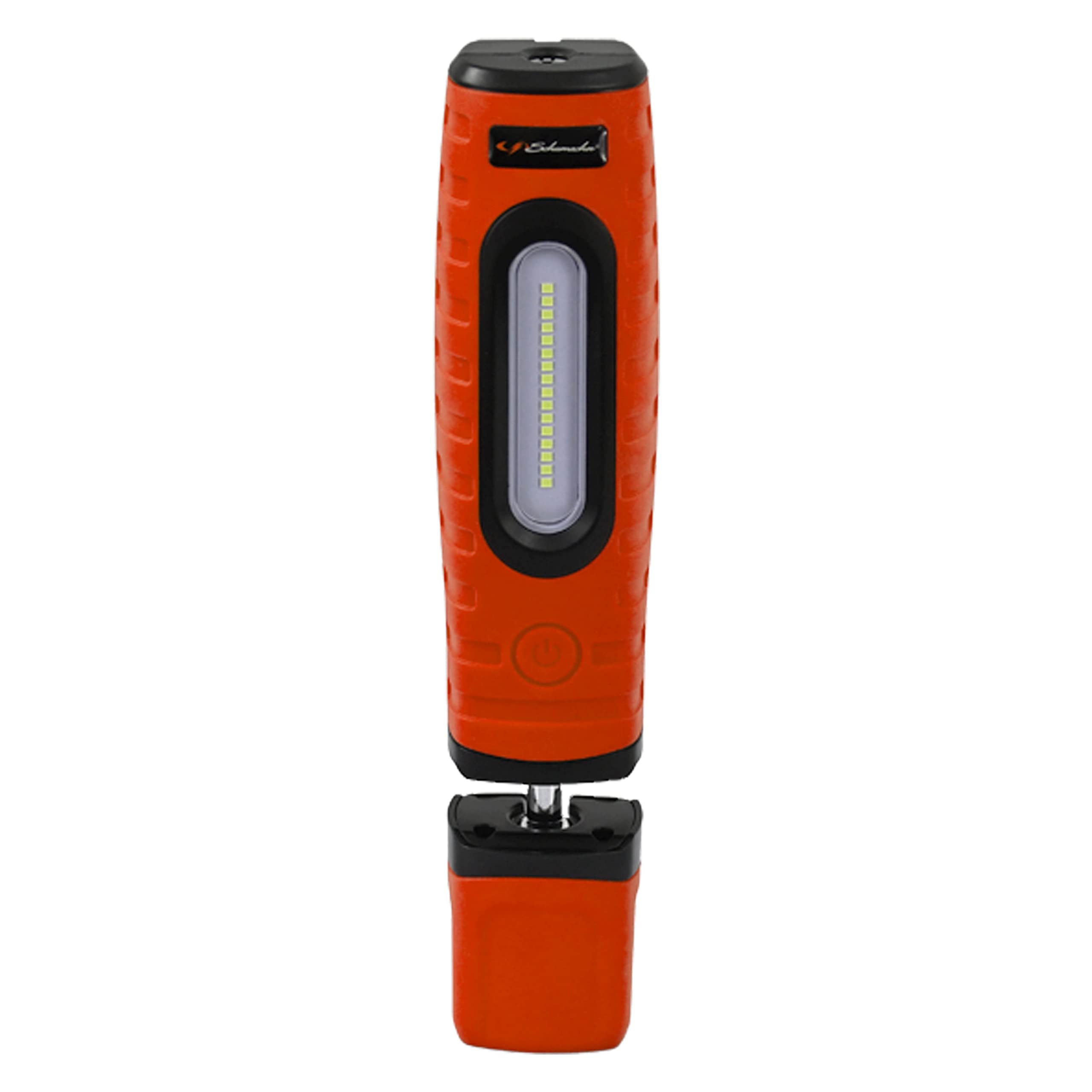 Schumacher Electric SL360RU Rechargeable Lithium Ion LED Work Light – red – Cordless, 360-Degree Swivel, Multiple Lighting Options