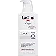 Eucerin Baby Body Lotion - Hypoallergenic & Fragrance Free, Safe for Everyday Use on Sensitive Skin - White 13.5 fl. oz. Pump