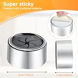 Alyvisun 6Pcs Self-Adhesive Tea Towel Holders Round Hooks No Drilling view 2