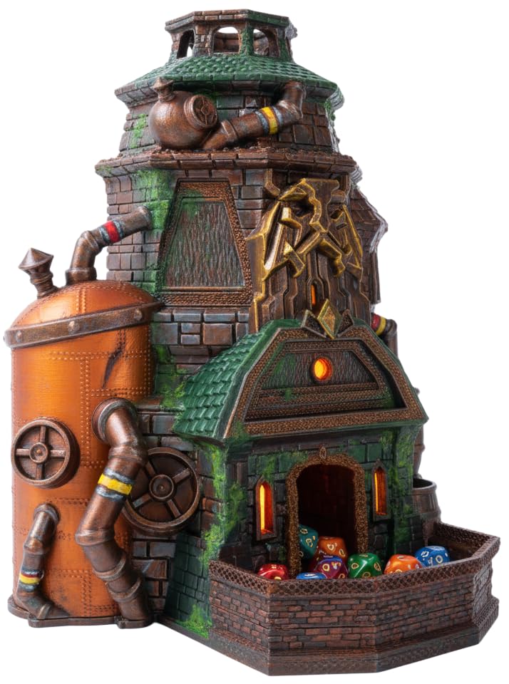 3D Vikings Brewery dice tower - perfect dice tower for role play, board and miniature games