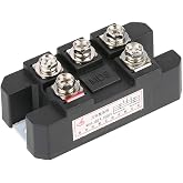 High Power 100A 1600V Three Phase Diode Bridge Rectifier MDS100A Black Three Phase Diode Bridge Rectifier