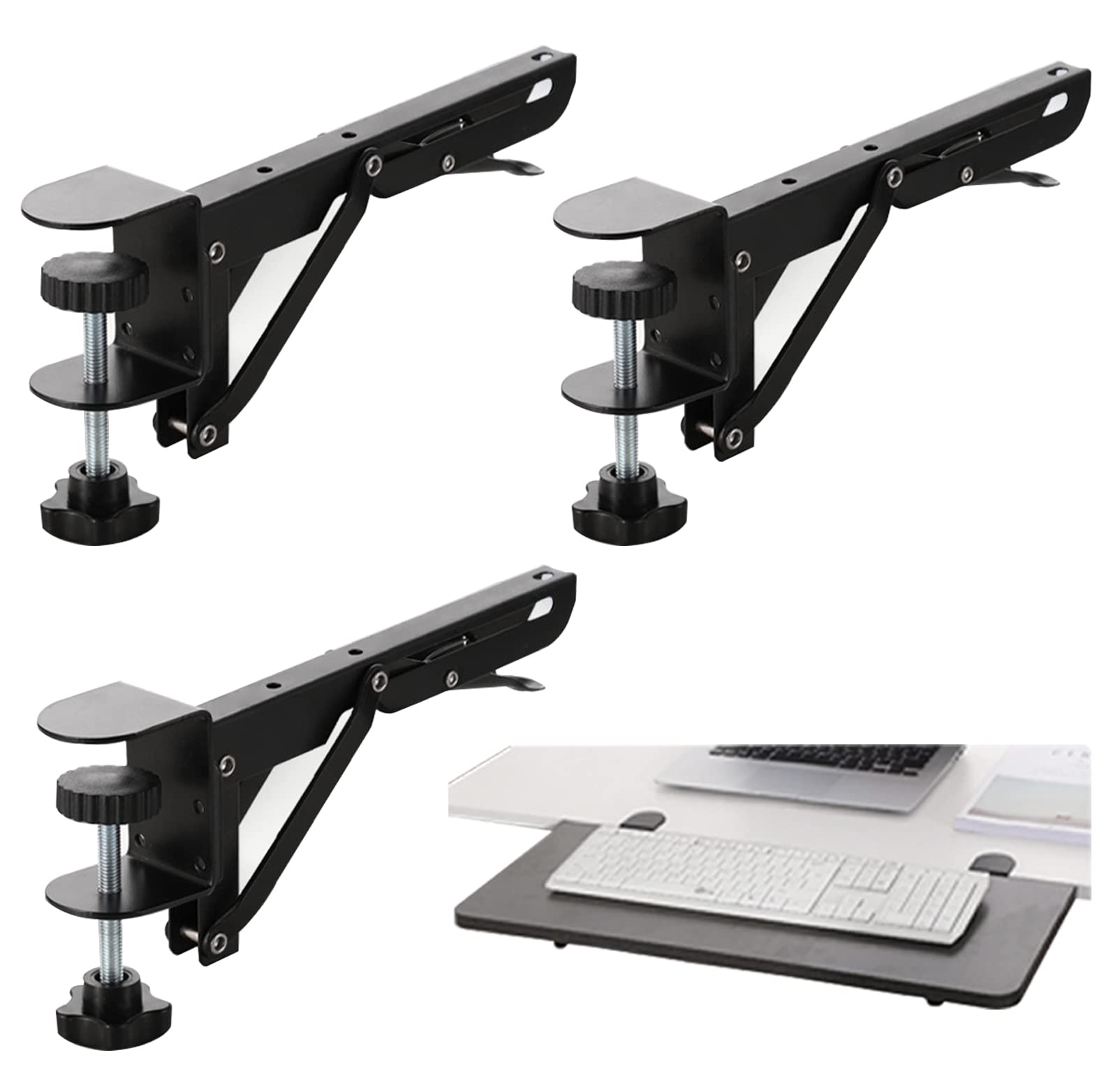 Mua WiViVi Desk Extender Folding No Punching Clamp Hardware Desk Clamp